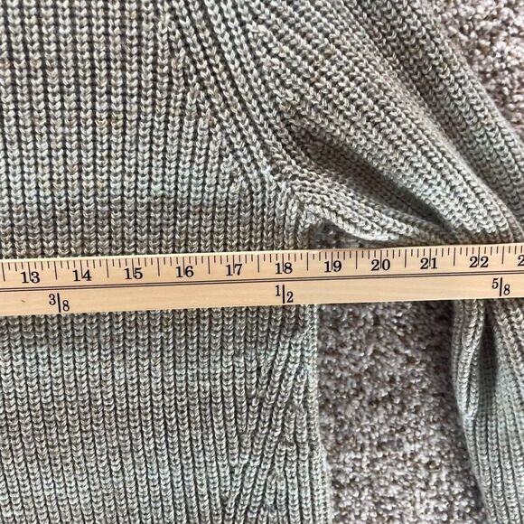 J Jill Sweater Womens Small Grey Striped Long Sleeve Pullover Preppy Casual Crew - Picture 7 of 12